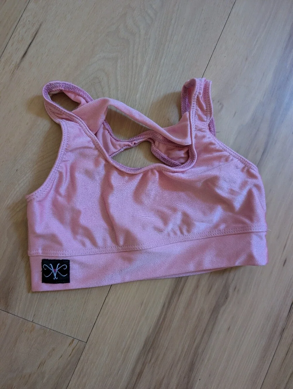 Kandi Kouture Girls' Pink Bra Top CM 5/6